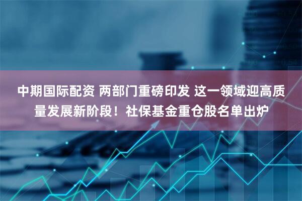 中期国际配资 两部门重磅印发 这一领域迎高质量发展新阶段！社保基金重仓股名单出炉