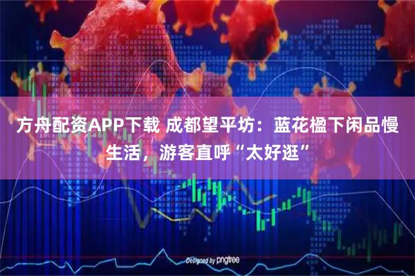 方舟配资APP下载 成都望平坊：蓝花楹下闲品慢生活，游客直呼“太好逛”